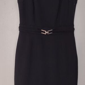 White House Black Market Black Sleeveless dress 6